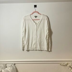 Style & Co. Cream Scoop Cardigan